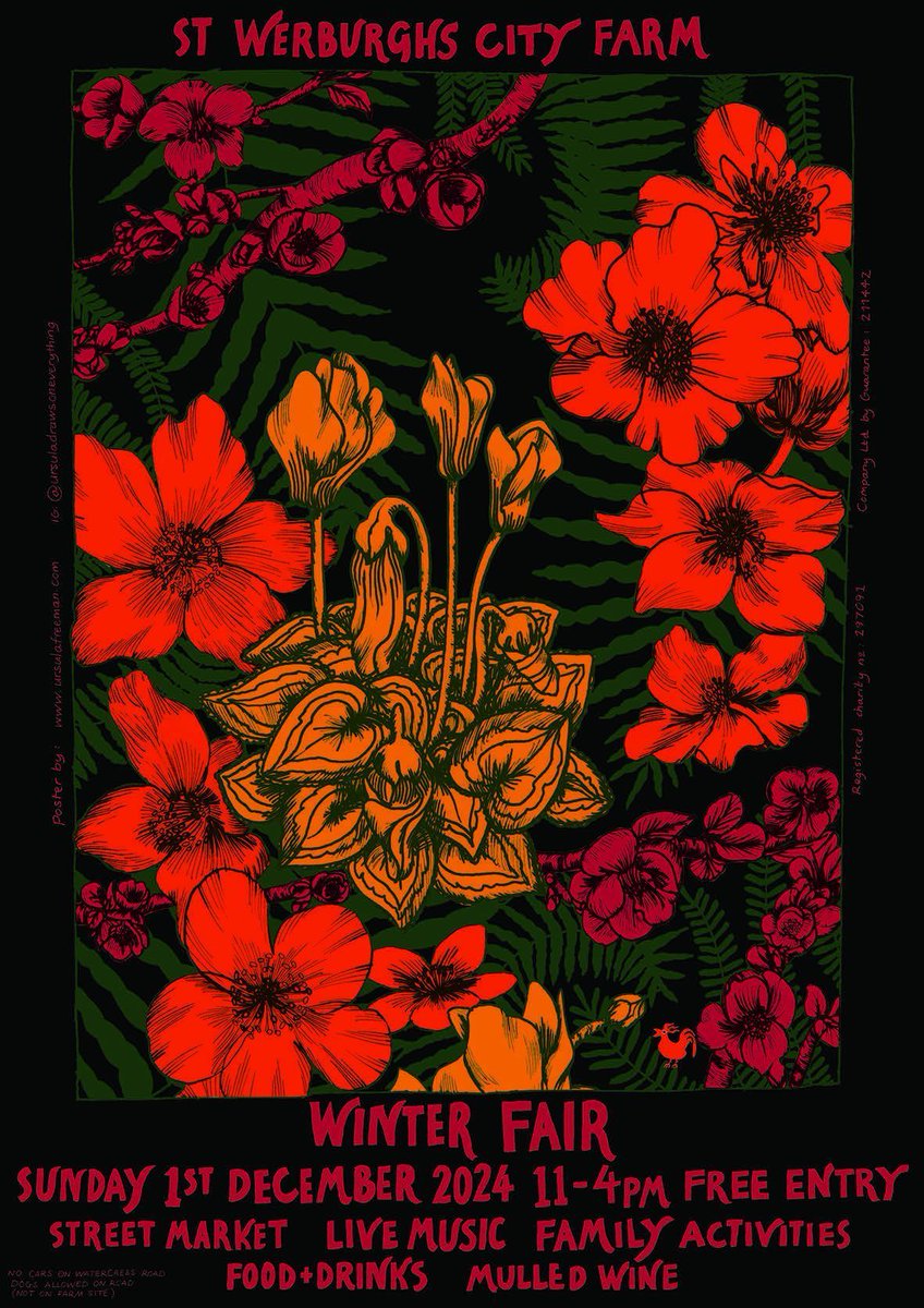 acta Recommends: This Sunday, 1st December, head to @SWCityFarm for a Winter Fair with live music, family activities, and free entry! 11am to 4pm. The Farm is at Watercress Rd, Bristol BS2 9YJ