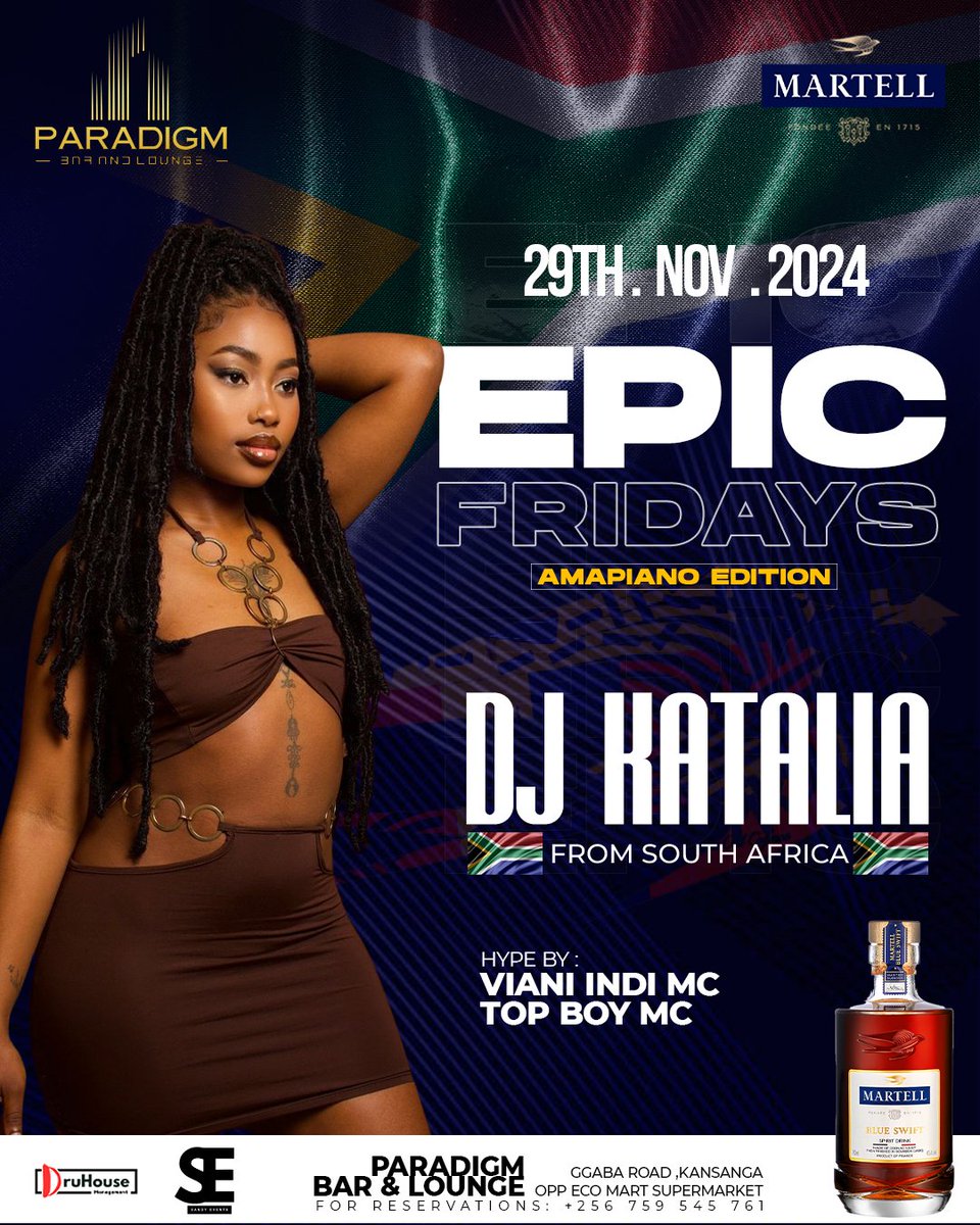 Beinomugisha_'s tweet image. You guys understood the assignment👏

@_Benjee256 you got it better, Champion woo along side Afro Jazz will be performing along side the south African DJ Hatalia at Paradigm today.
Hype by Viani Indi MC

#ParadigmEpicfriday