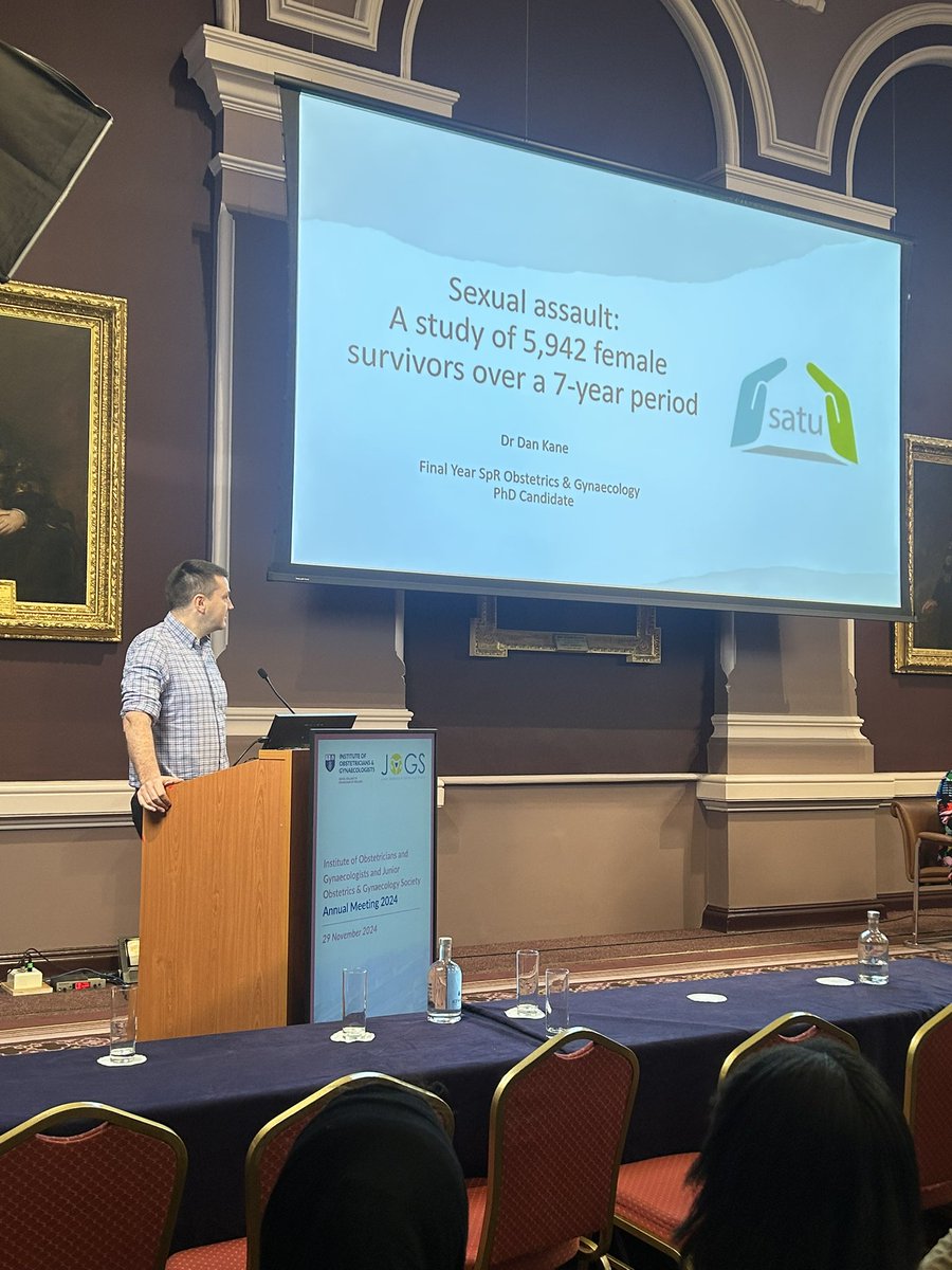 Junior Obstetrics and Gynaecology Society (@jogsireland) on Twitter photo Sexual Assault: A Study Of 5,942 Female Survivors Over A 7-Year Period
5,942 female attendances to the national SATU network in 7 years.
Dr Daniel Kane #JOGS2024 <a href="/RCPI_news/">Royal College of Physicians of Ireland</a> Sexual Assault: A Study Of 5,942 Female Survivors Over A 7-Year Period
5,942 female attendances to the national SATU network in 7 years.
Dr Daniel Kane #JOGS2024 <a href="/RCPI_news/">Royal College of Physicians of Ireland</a>