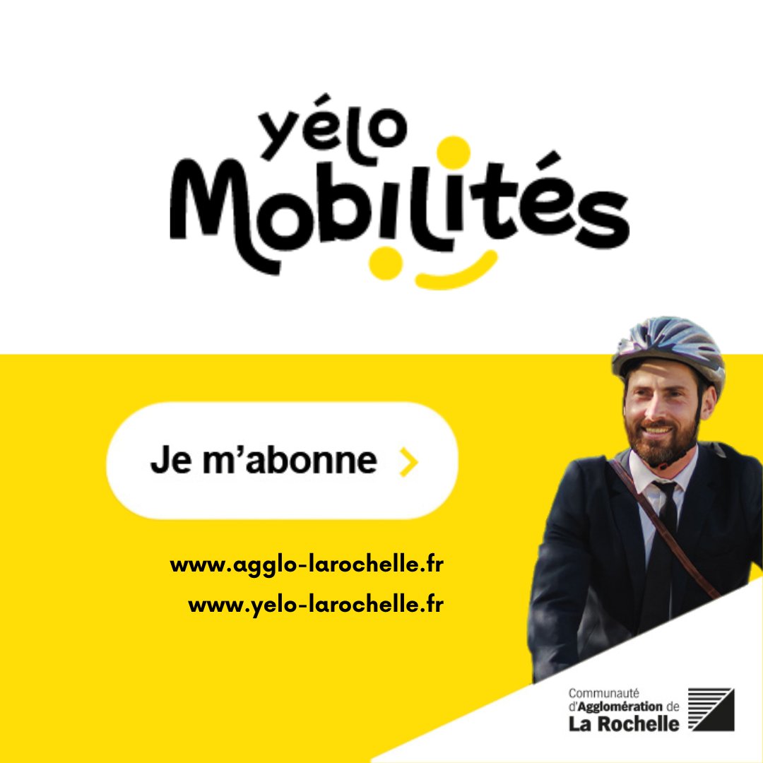 🚴‍♀️ Le troisième numéro de la newsletter Yélo Mobilités est en ligne ! 🌟
À découvrir :
👉 Astuces pour vos trajets avec Yélo 
👉 Zoom sur Géovélo 🚴
➡ mailing.pixel-perfect.fr/t/j-e-gkykrjy-…
💌Inscrivez-vous pour la prochaine : urlr.me/ZsmzUv
#Mobilité #LaRochelle #Yélo