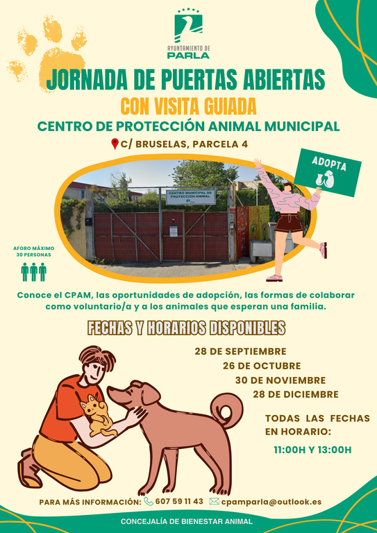 Juventud_Parla's tweet photo. 🎉 Este #FindeEnParla hay un montón de planazos para disfrutar🎉
🐋
@ParlaCuenta
en #LaCasa
🎭 Escena Parla
🐶🐱 Visita el Centro de Protección Animal Municipal
📖 Parla Escribe
✨ Y mucho más!
📍 Muchas más actividades, más info 👇
https://t.co/DS1IHSS7rz https://t.co/ew7QIG09Mm