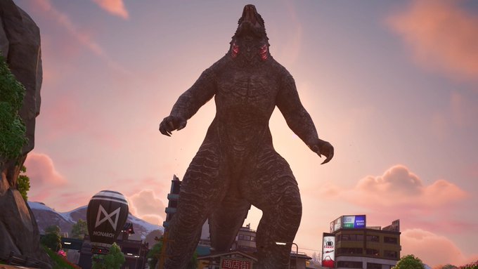 codeplay1929's tweet image. Boss godzilla no mapa do Capítulo 6 #Fortnite | Via:
@FN_Assist