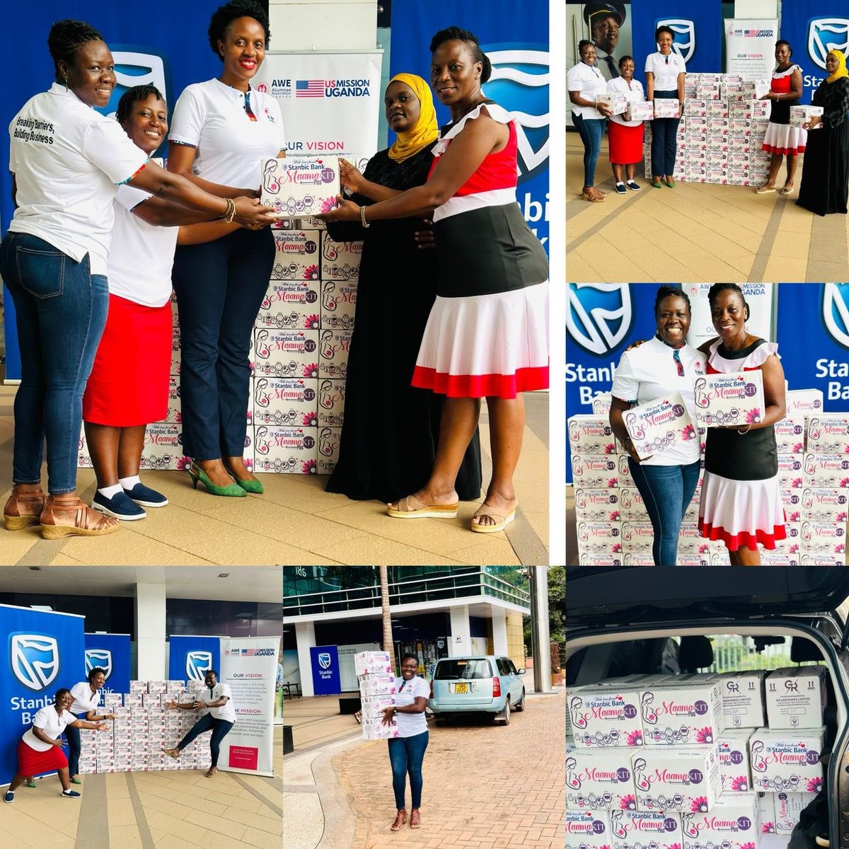 AweAlumnae's tweet image. Exciting Update: AWE Alumnae Christmas Community Outreach! 

This morning, we hit a major milestone! With immense gratitude to the Women in Business Officers from @stanbicug , we’ve officially secured 50 Mama Kits to support new mothers in need. 

#AWEInUganda
#AWEnergized