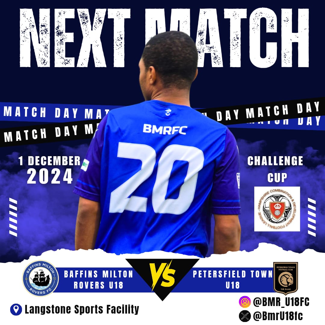 BmrU18fc's tweet image. 🔥 Matchday Alert! 🔥 Our BMR U18s take on @PTFCTheRams U18 this Sunday in a Challenge Cup clash! 🏆⚽ Be there to support the team as they fight for victory! 💪🔵⚪️
Let’s bring the energy! 🙌 #BMRU18 #ChallengeCup #Matchday #SupportYourTeam