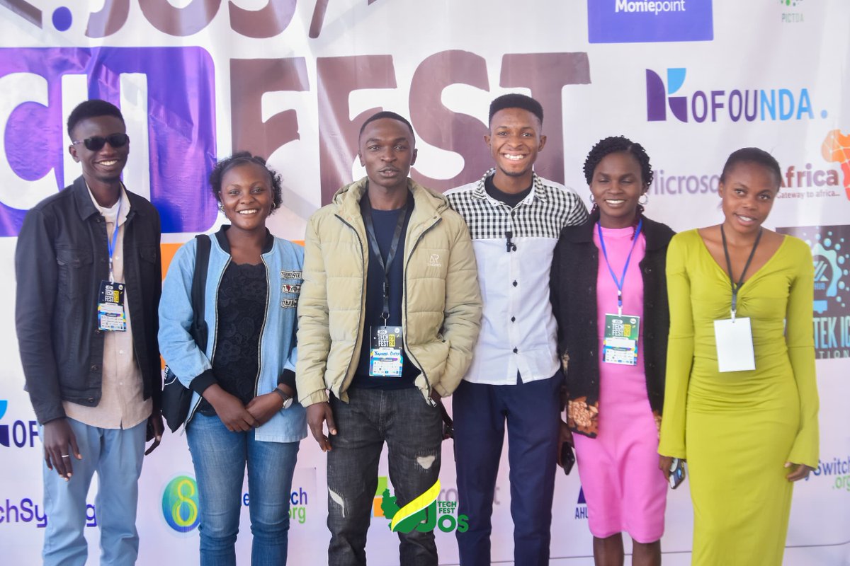 jostechfest's tweet photo. Lights, Camera, TechFest! Join us on the red carpet as we showcase our best poses and tech steeze
#JosTechFest24 #AI #Fintech #Blockchain #UnityInTheTechEcosystem #Jos @jostechfest https://t.co/k7qTXFGGNl