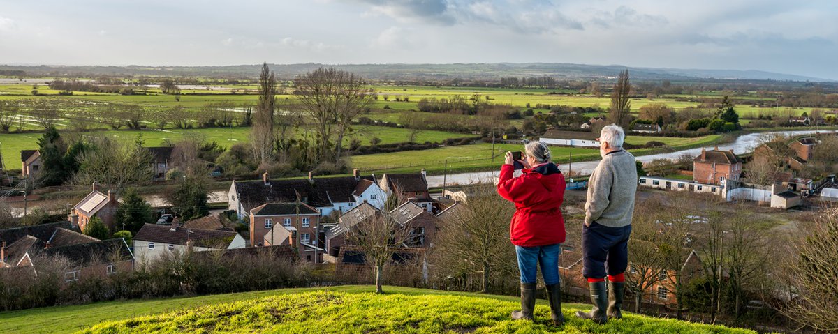 New profile pic is from Burrow Mump and taken by our volunteer photographer, Mike Lanning.