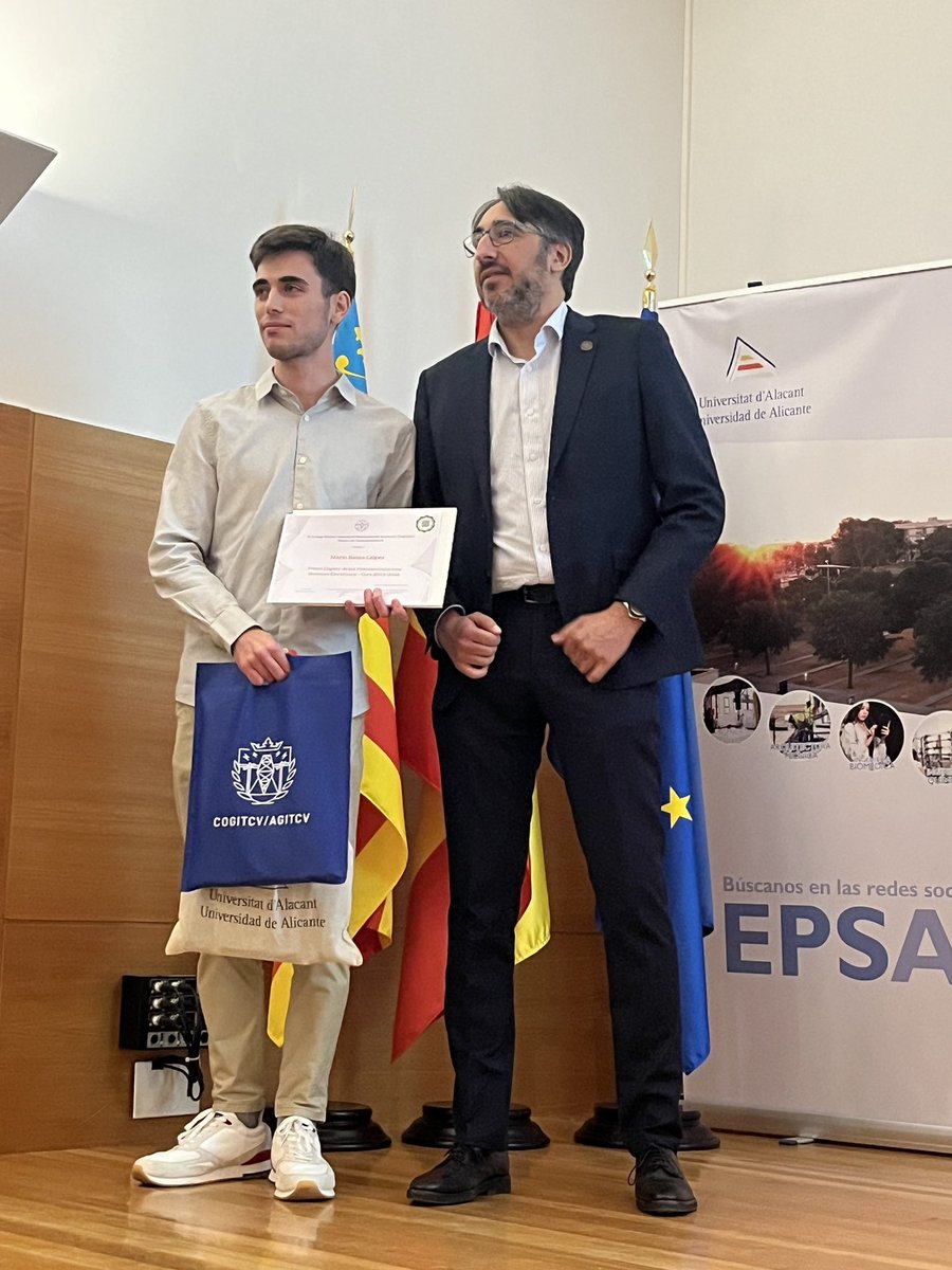 EPSE (@epse_umh) on Twitter photo Mario Saura López recoge su premio en la especialidad Sistenas Ekectronicos de los IV PREMIOS ENGINY del <a href="/itelecos/">COITTCV Ingenier@s iTelecos</a> . Enhorabuena !!! Mario Saura López recoge su premio en la especialidad Sistenas Ekectronicos de los IV PREMIOS ENGINY del <a href="/itelecos/">COITTCV Ingenier@s iTelecos</a> . Enhorabuena !!!