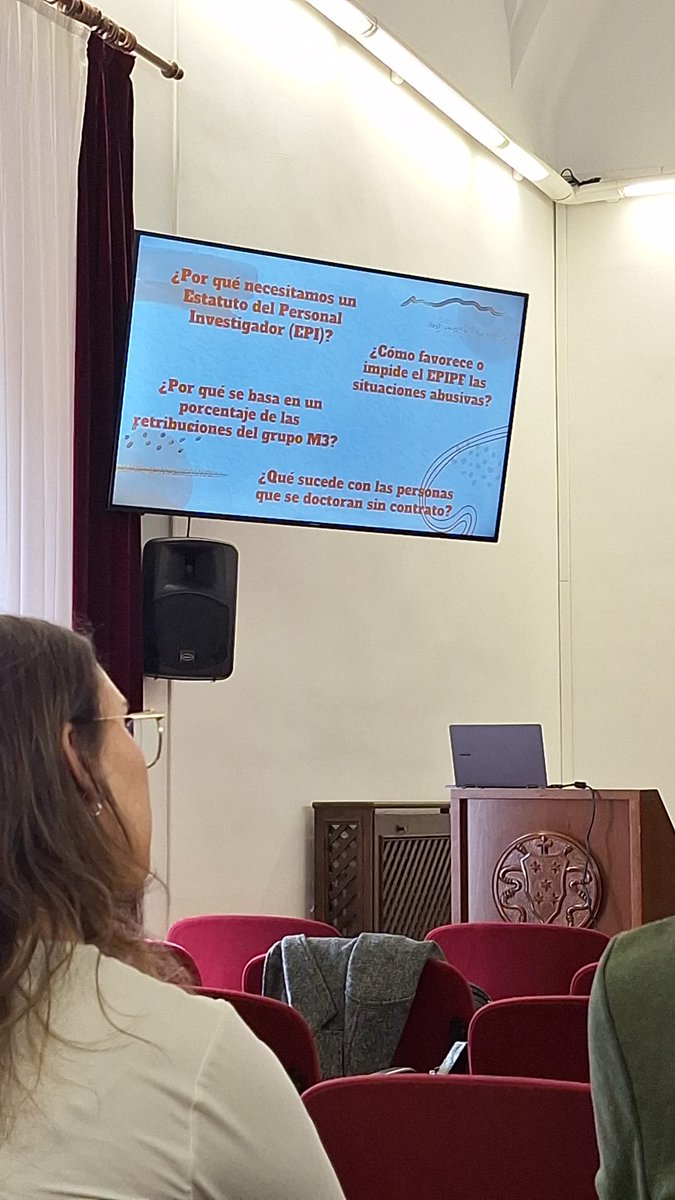 Continuamos las <a href="/JornadasCLI/">Jornadas Cultura Laboral Investigación</a> hablando sobre el Estatuto del Personal Investigador Predoctoral en Formación (EPIPF) y la necesidad del EPI. Mesa redonda moderada por <a href="/CeliaCores/">Celia Cores Antepazo</a>, con <a href="/crodriguezprada/">Cristina Rodríguez-Prada</a> <a href="/FJIprecarios/">FJI-PRECARIAS</a>, Ignacio García Estevez (INNOVA) y Víctor del Arco (<a href="/CGT_USAL/">CGT_USAL</a>)