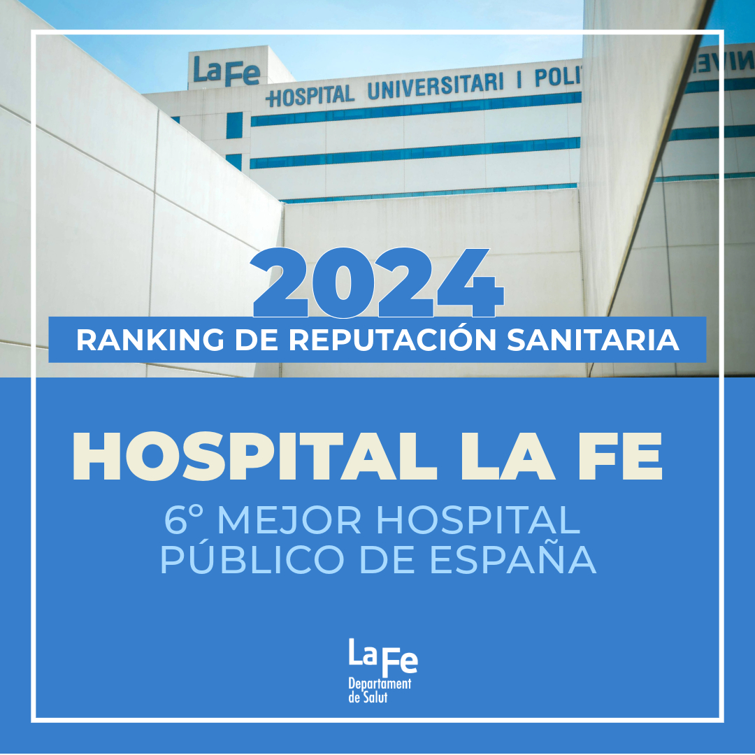 HospitalLaFe (@hospitallafe) on Twitter photo 🏥El <a href="/HospitalLaFe/">HospitalLaFe</a> ocupa la 6ª posición en el ranking de Monitor de Reputación Sanitaria MRS en la categoría de mejores hospitales públicos de España. 🏥El <a href="/HospitalLaFe/">HospitalLaFe</a> ocupa la 6ª posición en el ranking de Monitor de Reputación Sanitaria MRS en la categoría de mejores hospitales públicos de España.