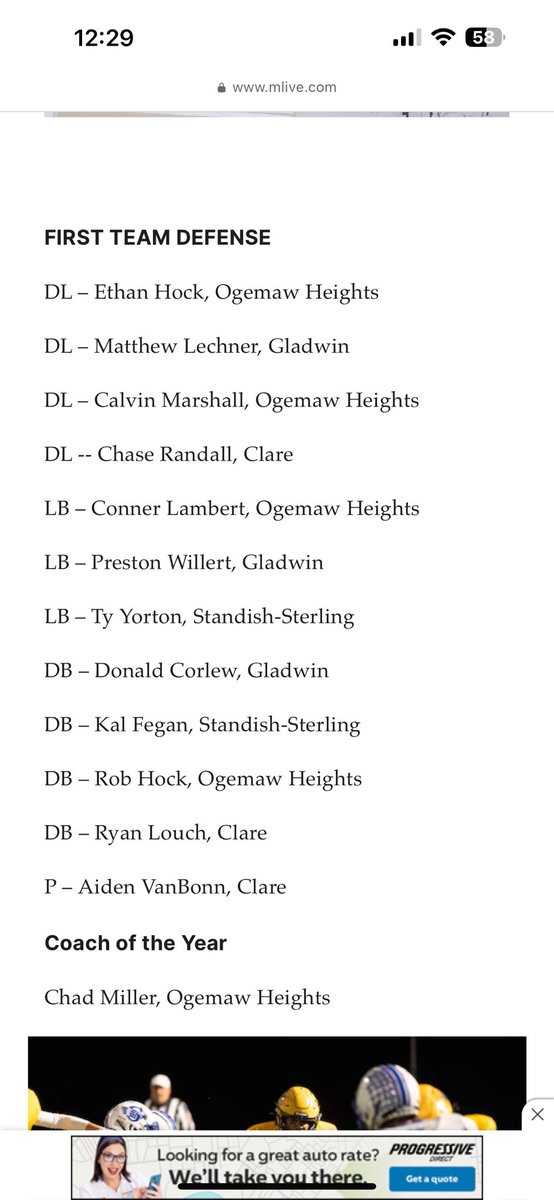 Blessed to have recieve first team all conference offensive and defensive. Along with first team all region DB! 💛🤎

<a href="/alex_pallone/">Alex Pallone</a> <a href="/michiganhsfca/">MHSFCA</a> <a href="/PrepRedzoneMI/">Prep Redzone Michigan</a> <a href="/MichFBFrenzy/">Michigan Prep Frenzy</a> <a href="/MIexposure/">Michigan exposure</a>