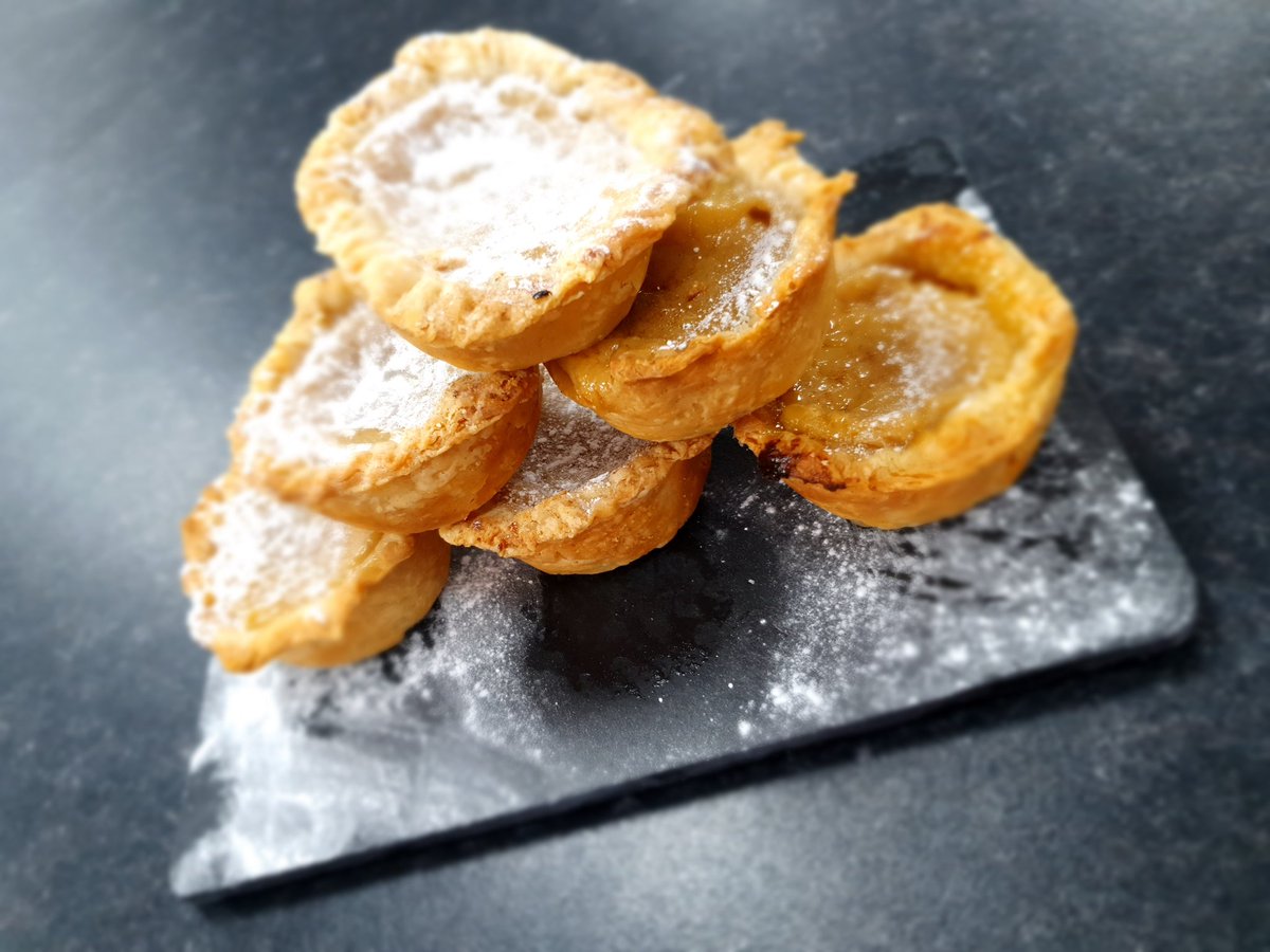 BthccFood's tweet photo. Year 10s have been making Portuguese Custard Tarts, their favourite recipe so far this year! Check out the lamination (layers) on the home-made Puff Pastry! #FoodEdToday @bthcc_college https://t.co/npUR1clOZH