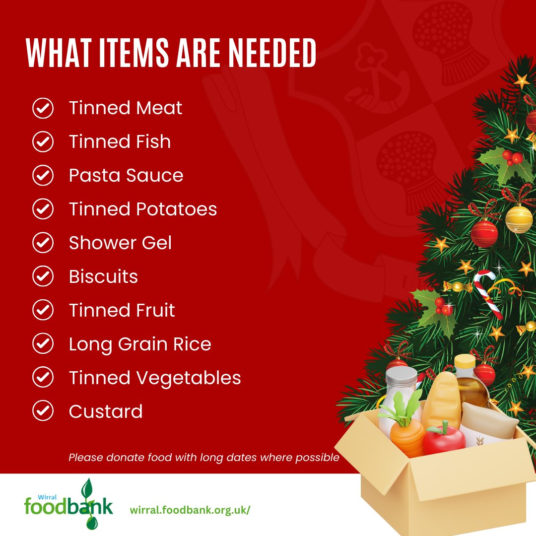 𝗨𝗣𝗧𝗢𝗡 𝗖𝗖/𝗪𝗜𝗥𝗥𝗔𝗟 𝗙𝗢𝗢𝗗𝗕𝗔𝗡𝗞 𝗖𝗛𝗥𝗜𝗦𝗧𝗠𝗔𝗦 𝗔𝗣𝗣𝗘𝗔𝗟
✅ Drop off items at the club, or
✅ Donate via the links below...

£2 - tinyurl.com/mtkyay3v
£5 - tinyurl.com/bdhhww5e
£10 - tinyurl.com/49bnx3mx

Let's make a difference in our community💚💛