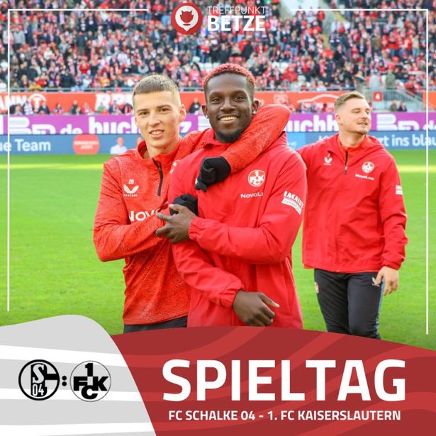 Heute Spieltag der 2. BuLi!
Auswärtssieg, 3 Punkte und Tabellenplatz zwei.
Alles ist möglich!
Aufgehts, kämpfen und siegen.
Lauter geben niemals auf!