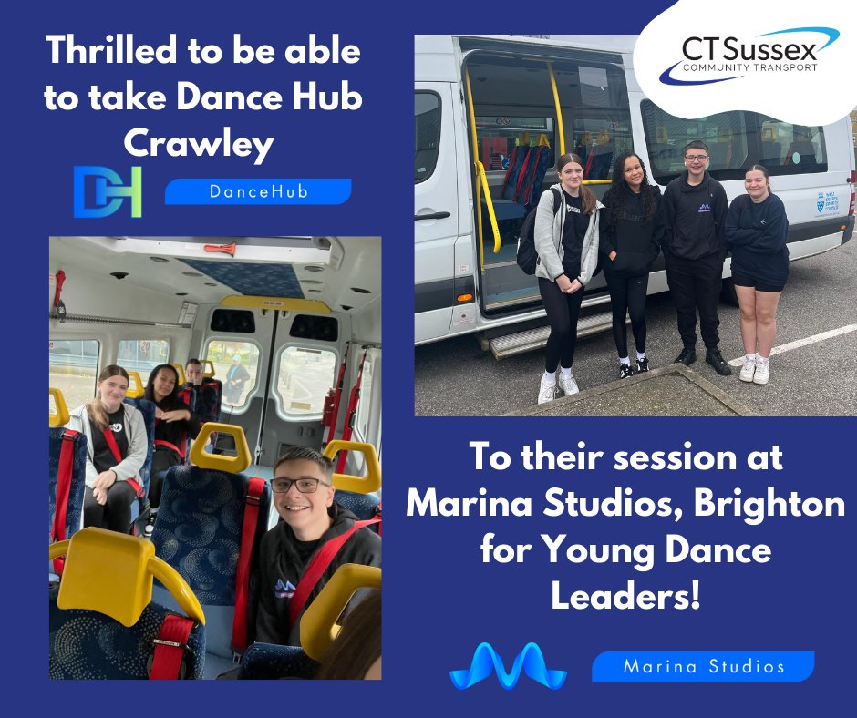 🚐💃 Thrilled to take Dance Hub Crawley to Marina Studios, Brighton for the amazing Young Dance Leaders program! Empowering the next generation, one journey at a time. 🌟❤️

#DanceHubCrawley #YoungDanceLeaders #MarinaStudios #EmpoweringYouth