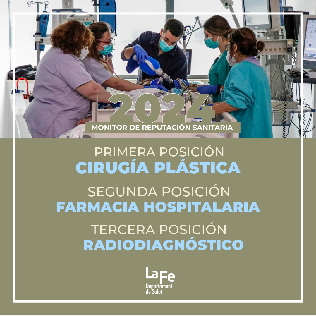 🩺Estos son los servicios del Hospital La Fe que han quedado en las tres primeras posiciones del <a href="/mercoranking/">Merco</a> 
➡️Puedes leer la noticia aquí 🔗acortar.link/RMVR8Z