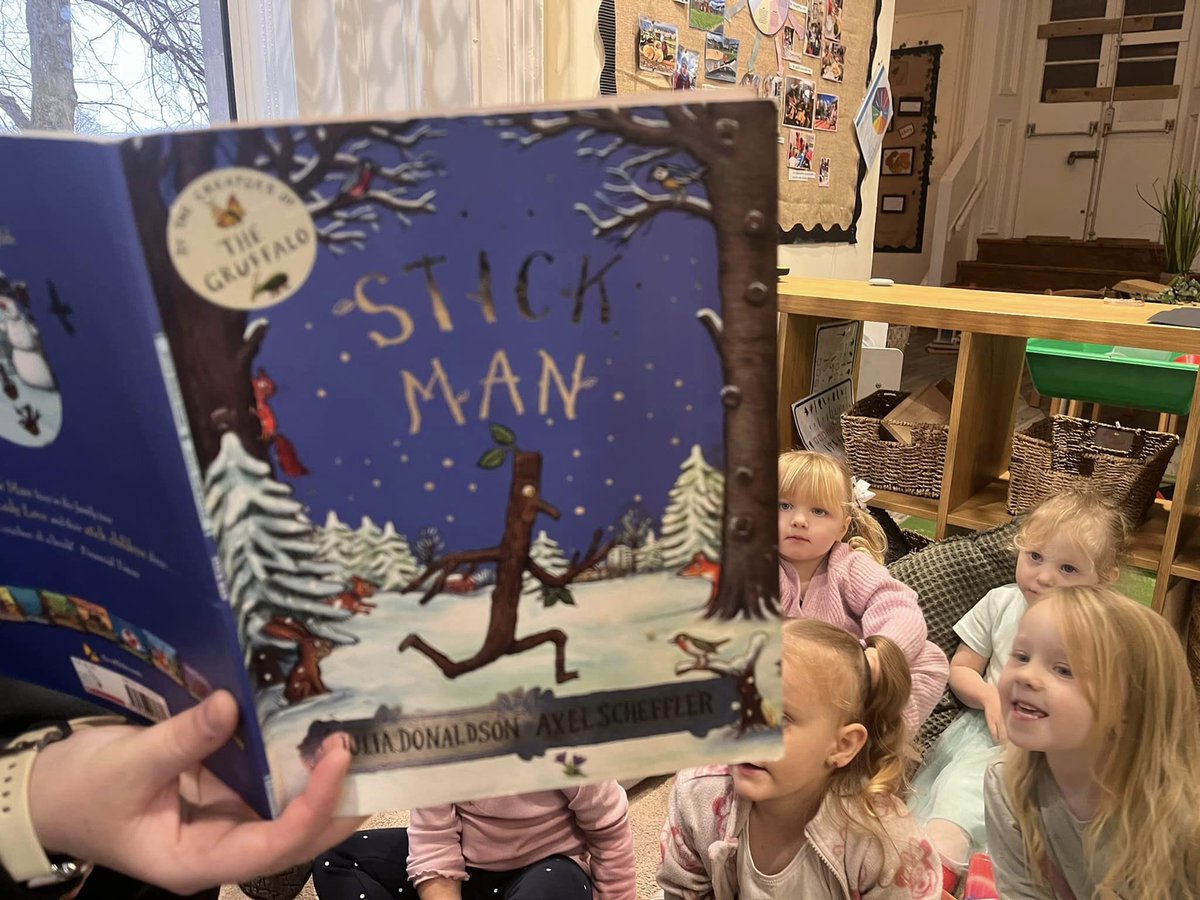 KidlitScotland's tweet photo. Lovely photos from Fintry Mains Nursery! Thank you for taking part in the St Andrews Day Reading Record attempt. #kidlitscot https://t.co/KTJxSbn2TK