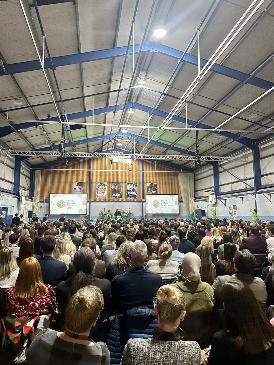 trinity_mat's tweet image. An inspiring and motivational morning, with welcomes and speeches from our very own @TrinityAcademyC Principal @MissGillinder, Executive Principal @Rob_H_Marsh and our CEO @_MGosling   

…and some much loved ‘audience participation’ thrown in!  

#TeamTrinity