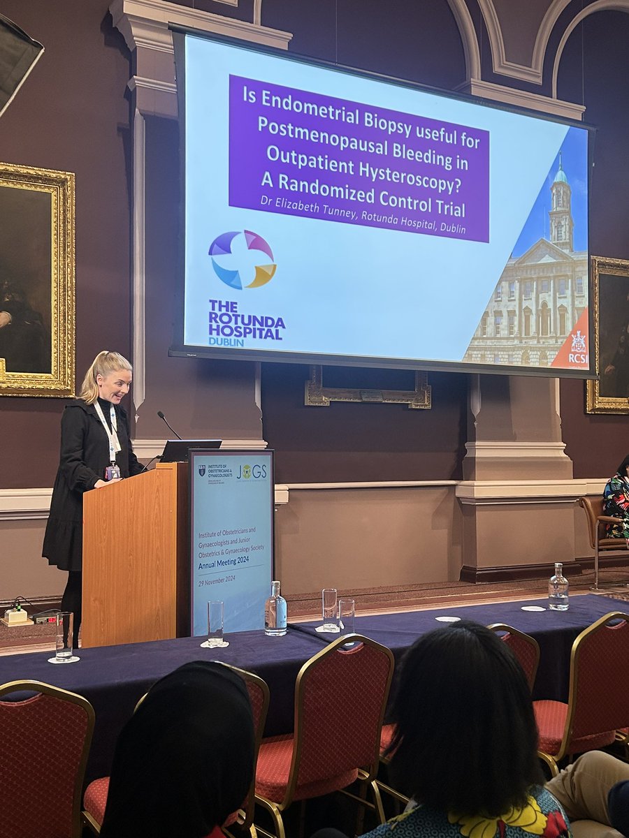 Junior Obstetrics and Gynaecology Society (@jogsireland) on Twitter photo All Pain No Gain?Is Endometrial Biopsy Useful In Patients With PMB And An Atrophic Cavity?A RCT
Endometrial Biopsy may not be of benefit to women with postmenopausal bleeding&
atrophic appearing cavity at hysteroscopy
Dr Elizabeth Tunney #JOGS2024 <a href="/RCPI_news/">Royal College of Physicians of Ireland</a> All Pain No Gain?Is Endometrial Biopsy Useful In Patients With PMB And An Atrophic Cavity?A RCT
Endometrial Biopsy may not be of benefit to women with postmenopausal bleeding&
atrophic appearing cavity at hysteroscopy
Dr Elizabeth Tunney #JOGS2024 <a href="/RCPI_news/">Royal College of Physicians of Ireland</a>