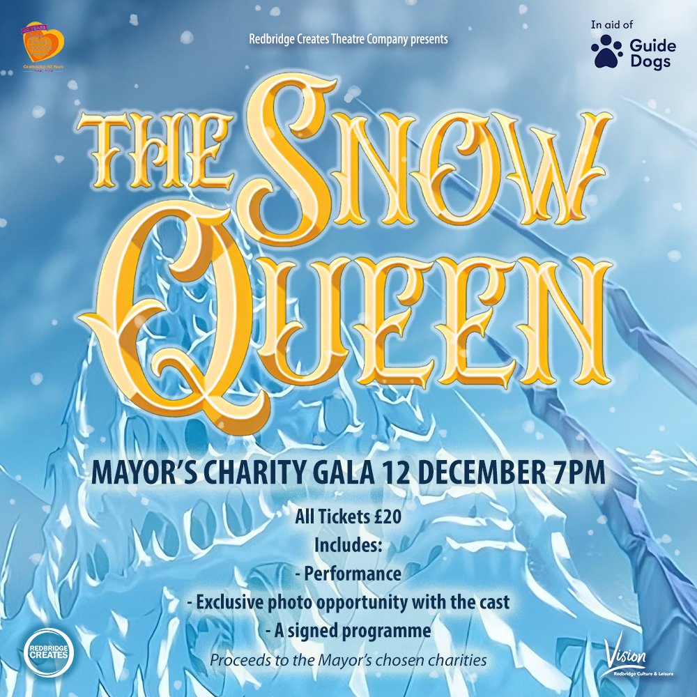 🎄✨ NOW ON SALE – CHRISTMAS SHOW! ✨🎄 ❄ THE SNOW QUEEN ❄ Kai and Gerda are the best of friends, but when Kai vanishes, Gerda embarks on a magical journey to find him. 

🌟 Along the way, she’ll face thrilling challenges, encounter fascinating characters, and discover the