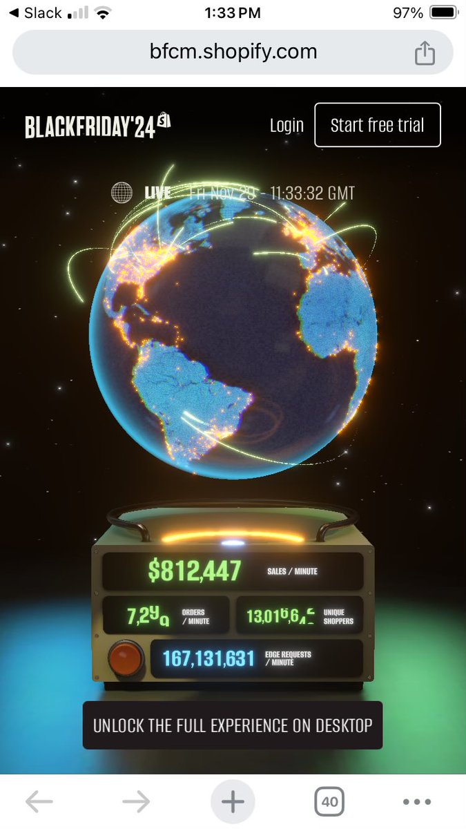 seanlewin's tweet image. Inspiring to be part of the crew at @triplewhale supporting 1 in each 6 order run on Shopify this Black Friday weekend. Happy Shopping &amp;amp; kudos to all merchant entrepreneurs out there 🐳🏋️