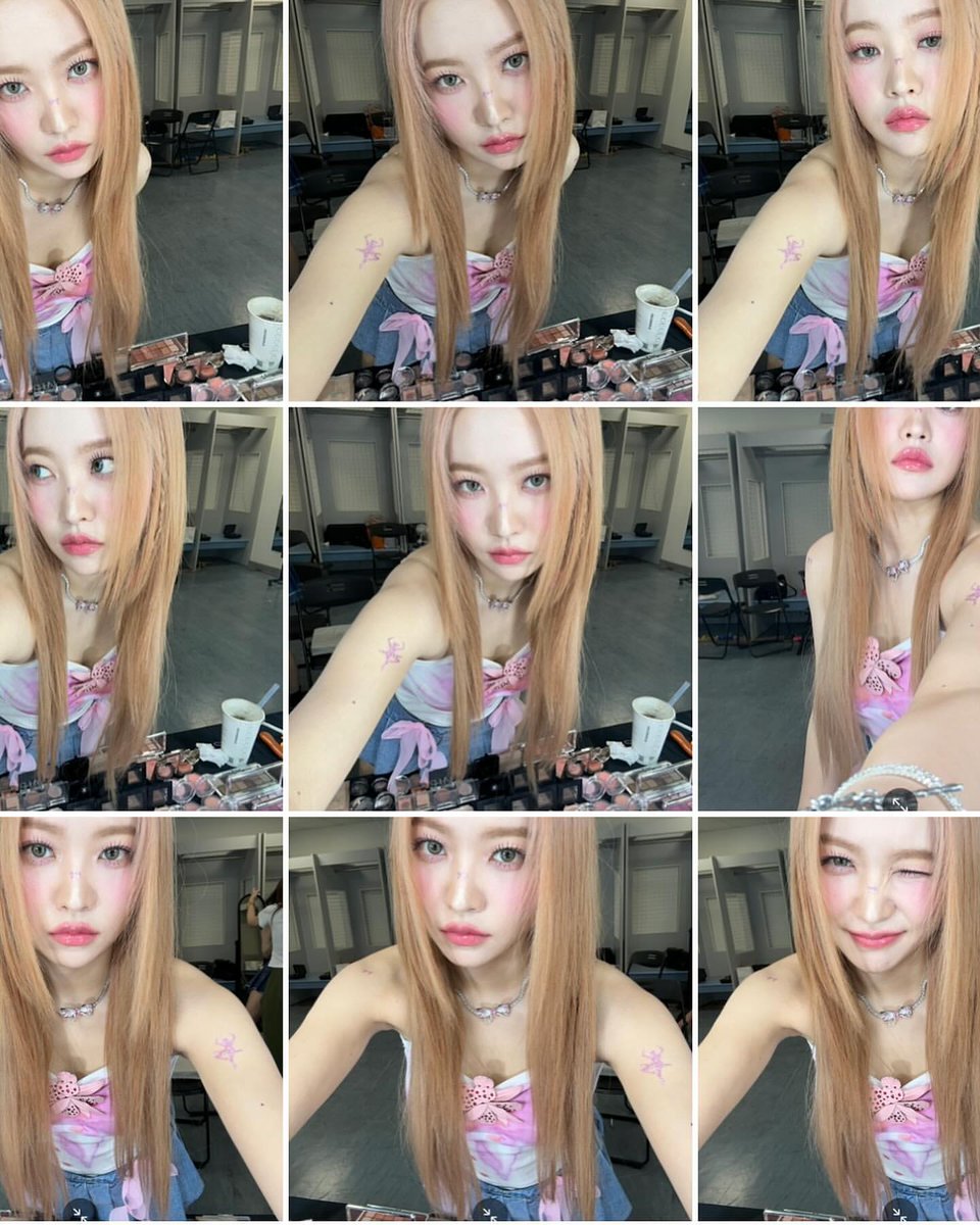 Spent the whole day trying to perfect this look—pink hues, soft vibes, and a sprinkle of attitude. How did I do? ♥︎