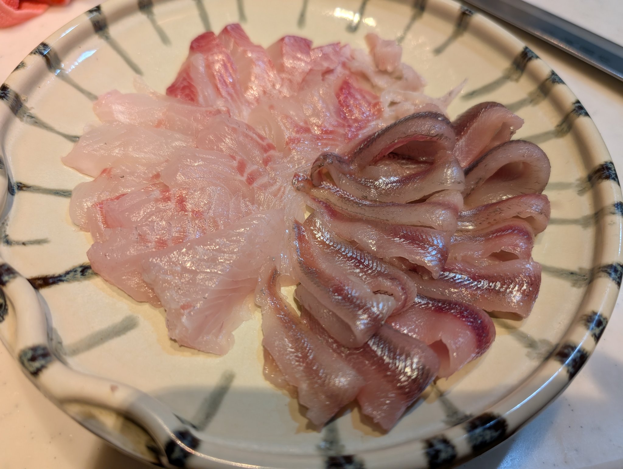 彼ごはん☆『サンフィッシュ木野』お刺身盛り合わせ＆北海しま