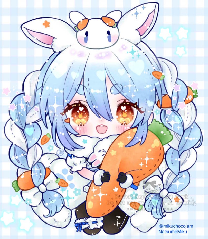 兎田ぺこら ,兎田ぺこら(通常) 「ぺこちゃあん#ぺこらーと 」|なつめみく♡Natsume Mikuのイラスト