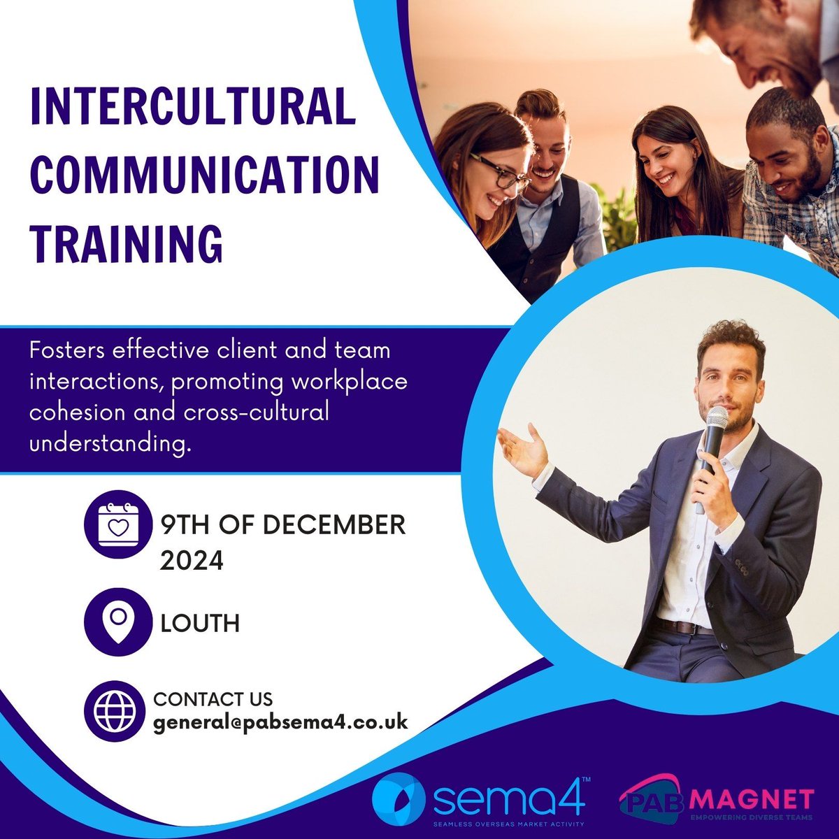 Last chance to enrol in our Intercultural Communication and Relationship Building Training! 

Date: Monday, 9 December
👉 sign up here buff.ly/3ChnZqp 

#FreeTraining #Skegness #Louth #Intercultural #Communication #Exporting