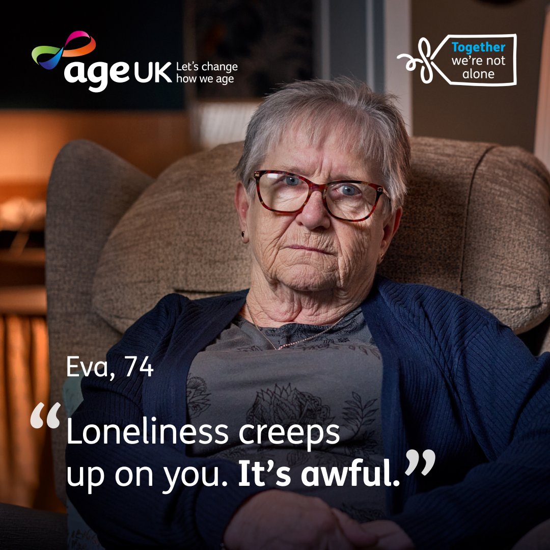 "You've had 40 Christmases together, and then all of a sudden... there's somebody missing."

Feeling desperately isolated after the loss of her husband, Eva joined our Telephone Friendship Service and found the emotional support she needed. Read her story: bit.ly/496vwog