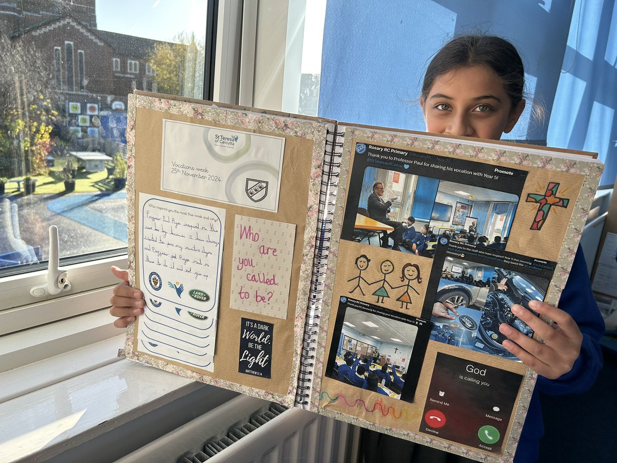 RosaryRC's tweet photo. The children absolutely love doing entries for our Catholic Life Journal. 🎨💕🙏🏼 #catholiclife #VocationsWeek @StTeresaofCalcu @BhamDES @BCPP__ #year5 https://t.co/PClk1hvYs8