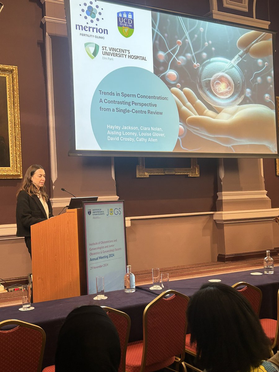 Junior Obstetrics and Gynaecology Society (@jogsireland) on Twitter photo Temporal Trends In Sperm Concentration:A Contrasting Perspective From A
Single-Centre Review
Male factor infertility contributes up to 1/2 infertility cases.Increase in sperm concentration with subnormal results are remaining consistent
Dr Hayley Jackson #JOGS2024 <a href="/RCPI_news/">Royal College of Physicians of Ireland</a> Temporal Trends In Sperm Concentration:A Contrasting Perspective From A
Single-Centre Review
Male factor infertility contributes up to 1/2 infertility cases.Increase in sperm concentration with subnormal results are remaining consistent
Dr Hayley Jackson #JOGS2024 <a href="/RCPI_news/">Royal College of Physicians of Ireland</a>