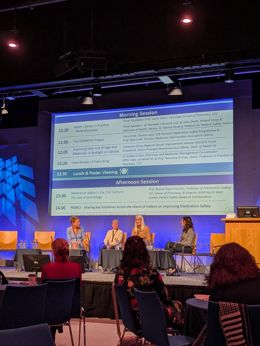 PharmCareUCC (@pharmcareucc) on Twitter photo Fantastic panel discussion on health literacy at the #AllIslandMedSafety24 conference from <a href="/michelleodris/">Michelle O'Driscoll</a>, <a href="/LauraJSahm/">Laura J Sahm</a>, and insightful #patient experiences with health literacy - highlighting the importance of HOW healthcare professionals provide information to patients 👏🏻 Fantastic panel discussion on health literacy at the #AllIslandMedSafety24 conference from <a href="/michelleodris/">Michelle O'Driscoll</a>, <a href="/LauraJSahm/">Laura J Sahm</a>, and insightful #patient experiences with health literacy - highlighting the importance of HOW healthcare professionals provide information to patients 👏🏻