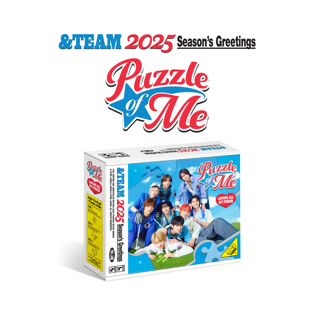 &TEAM 2025 シーグリ Puzzle of Me &TEAM 2025 Season's Greetings 