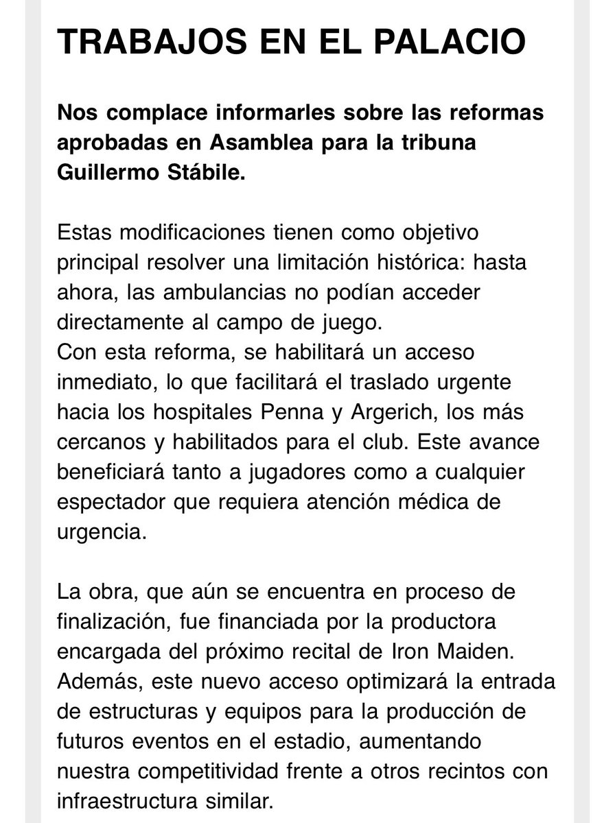 aguante_huracan's tweet image. #Huracan El comunicado oficial publicado por el Club es totalmente MENTIROSO. El nuevo código urbanístico aún no fue votado por la legislatura por lo que sigue vigente la protección patrimonial del estadio. Y si realmente pidieron que se saque la protección es aún más grave.