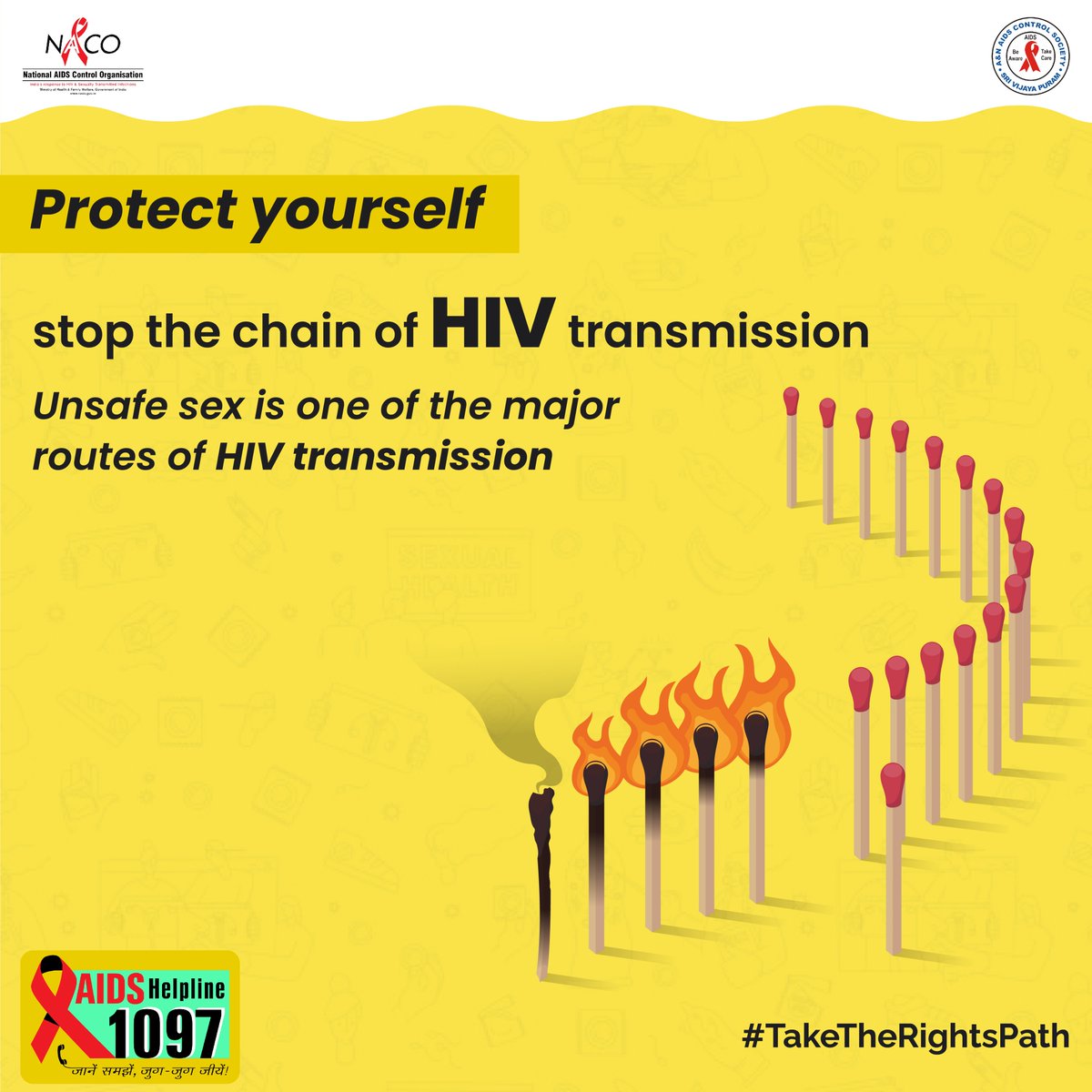 andamansacs's tweet photo. Protect yourself, stop the chain of HIV transmission! Use condoms, get tested, and stay informed to stay safe.
.
.
.
#NACO #AIDS #HIV #AndamanNicobar #AndamanNicobarAIDSControl #AIDSHelpline #AIDSAwareness #AIDSPrevention #AIDSSupport #HIVHealthcare #ANACS #AIDSHealthcare https://t.co/atTRF7XQgu