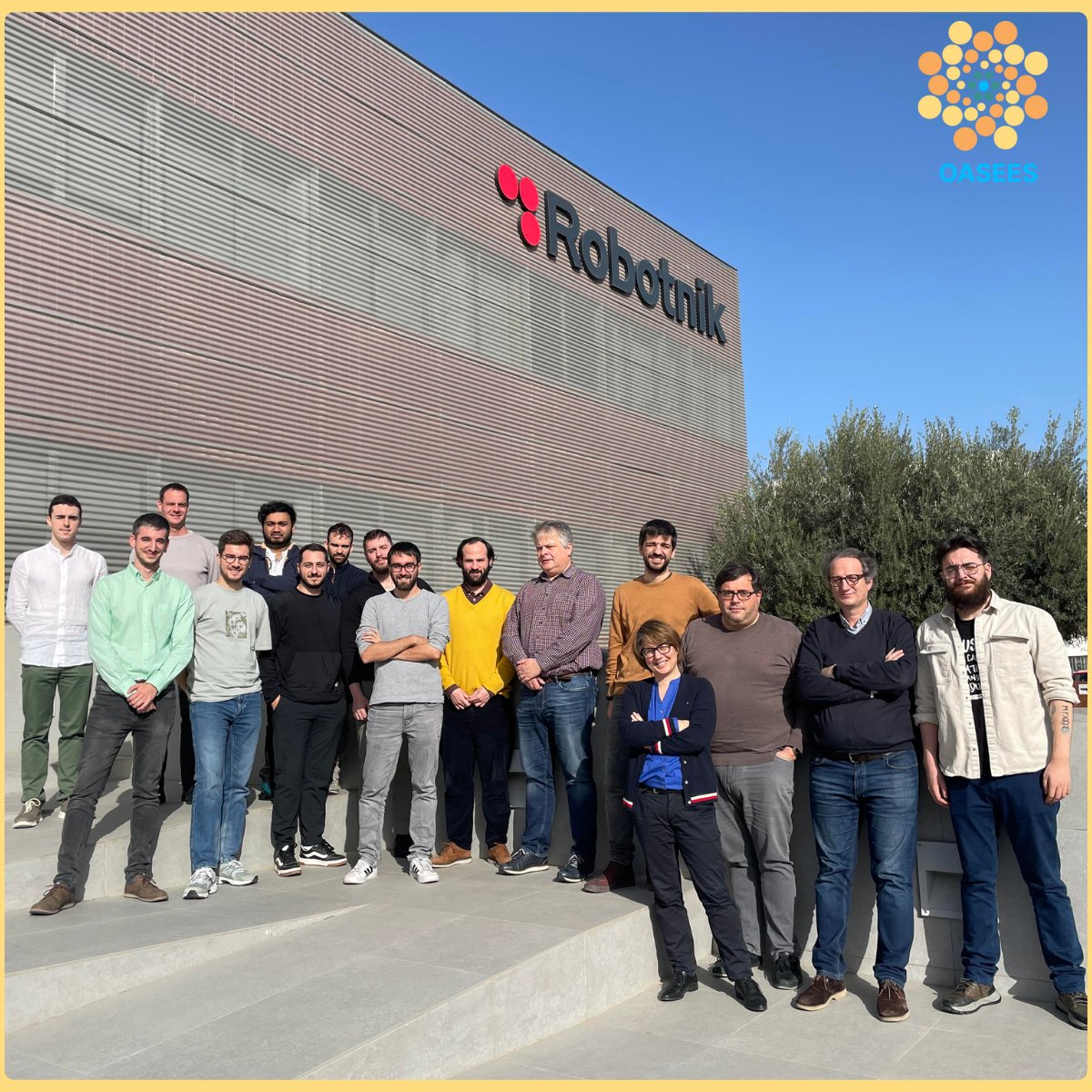 📣🤝We have concluded our 7th Plenary Meeting in Valencia! We want to thank Robotnik Automation for hosting this event on their premises!

💡In this meeting a lot of discussions took place regarding the project's first review and next steps!
