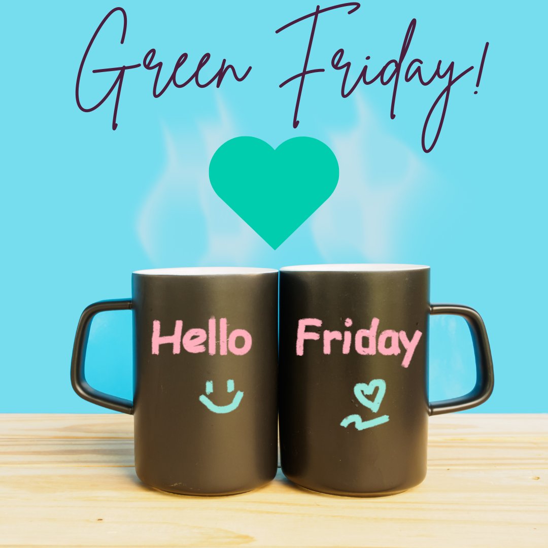 We're supporting Green Friday today! 💚

Instead of buying goods you don't need, why not visit a friend, go for a walk or perhaps support a local shop? Happy Friday everyone! 🥰

#greenfriday #blackfriday #bethechange