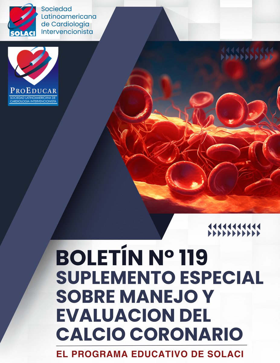 ✨ ¡Boletín 119 de ProEducar sobre manejo y evaluación del Calcio Coronario! 
📚 Fisiopatología coronaria, uso de imágenes intracoronarias, algoritmos de tratamiento, dispositivos para la ablación del calcio, manejo y prevención de complicaciones
▶ buff.ly/3OpbUCj