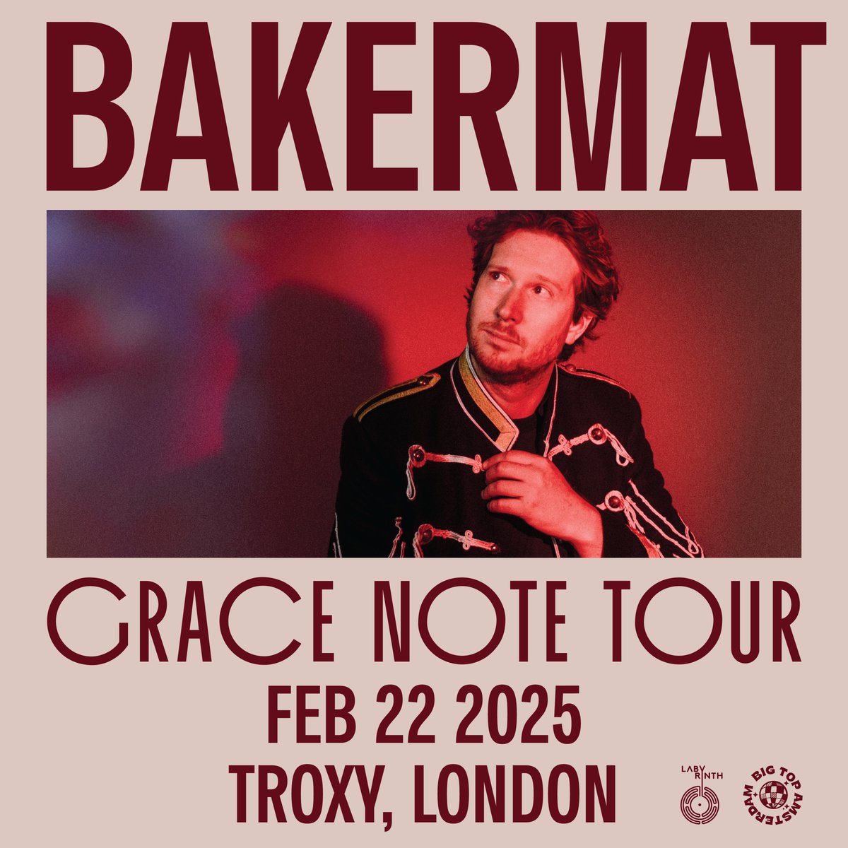 TroxyLondon's tweet photo. Tickets to the King of funky house grooves @BakermatMusic are now LIVE! Grab yours via link below. 🎧

🔗https://t.co/IwNmddcBRC

#Bakermat #BakermatInLondon #GraceNoteTour #Londongigs #housetunes #housemusic #funk #soul https://t.co/t5D0FtjTlf