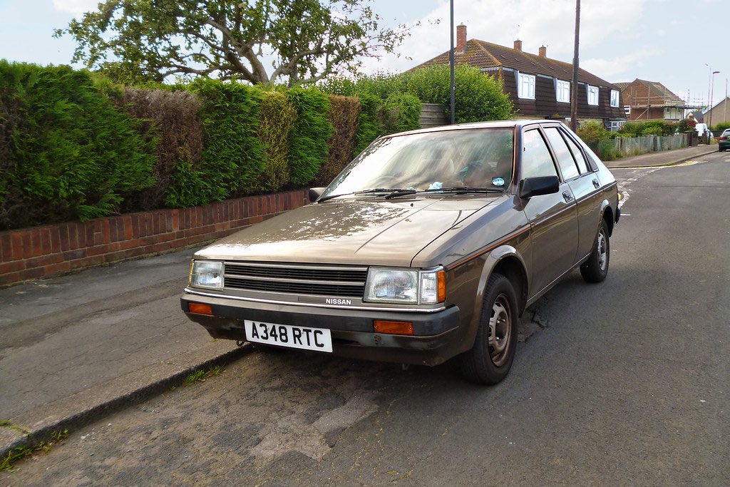 PondBalls's tweet photo. @scarlettzone One of my first cars was a brown, Datsun Cherry!    Lovely motor 😜 https://t.co/IaVhKF5nnI