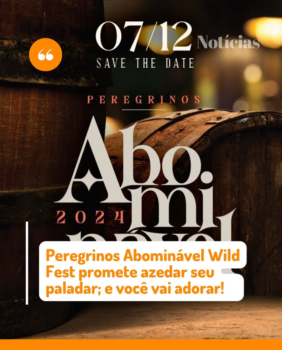 Peregrinos Wild Fest promete azedar seu paladar!

bardocelso.com/peregrinos-abo…