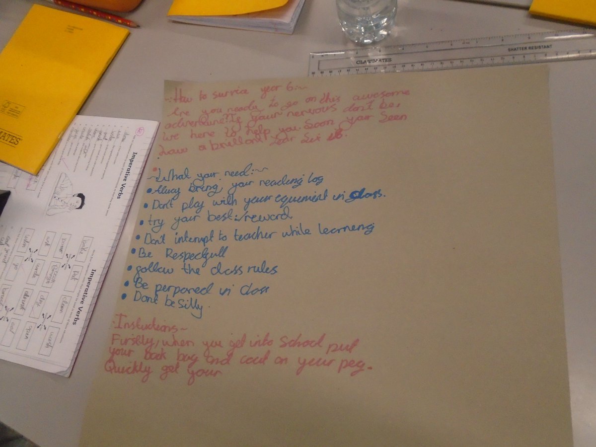 To develop their understanding of instructions and their purpose, Year 6 have been providing some much-needed advice on how to survive this challenging year!
Stay tuned for next week, when we apply our learning to air raids in WW2!