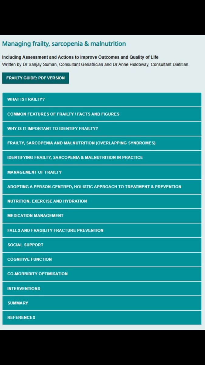 CF BDA Specialist Group, CF Dietitians (@bda_cf) on Twitter photo Very pertinent now to consider in CF! #healthyaging ‘Guide to Managing Frailty, Sarcopenia & Malnutrition. Written by <a href="/sanjaysuman2021/">sanjay suman</a>, & <a href="/MNPathway/">Malnutrition Pathway</a> <a href="/AnneHoldoway/">Anne Holdoway</a> this free online guide will assist professionals to recognise to - bit.ly/3Youwa5 Very pertinent now to consider in CF! #healthyaging ‘Guide to Managing Frailty, Sarcopenia & Malnutrition. Written by <a href="/sanjaysuman2021/">sanjay suman</a>, & <a href="/MNPathway/">Malnutrition Pathway</a> <a href="/AnneHoldoway/">Anne Holdoway</a> this free online guide will assist professionals to recognise to - bit.ly/3Youwa5
