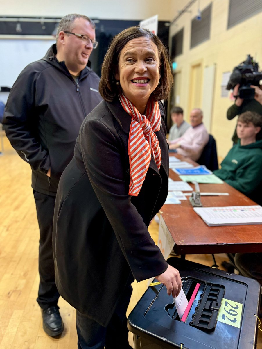 Every vote will count today 🗳️ YOUR vote can make the difference! 

Only Sinn Féin can get this Government out.

Vote to change the Government. Vote Sinn Féin.