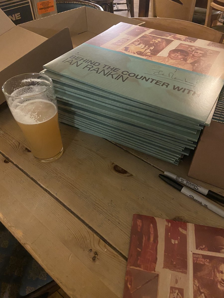 If anyone in London wants one of these inscribed, I’ll be at Rough Trade East tomorrow at 2, getting my picture taken…