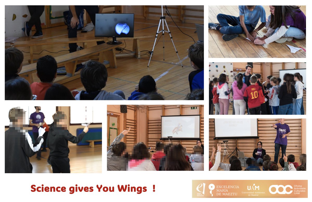 IFIMAC - Condensed Matter Physics Center (@ifimacuam) on Twitter photo 🏎️Great workshop with the sixth graders of CEIP Príncipe de Asturias with <a href="/FerryPrins/">Ferry Prins</a>, Antonella Cutrupi, Upasana Das, Emma Lopez, Emma Fierro, Pablo Vaquer & Juan Rodriguez. Exploring the secrets of aerodynamics. Thanks to Ayudas a la Transferencia Cultural de la UAM 2024 🏎️Great workshop with the sixth graders of CEIP Príncipe de Asturias with <a href="/FerryPrins/">Ferry Prins</a>, Antonella Cutrupi, Upasana Das, Emma Lopez, Emma Fierro, Pablo Vaquer & Juan Rodriguez. Exploring the secrets of aerodynamics. Thanks to Ayudas a la Transferencia Cultural de la UAM 2024