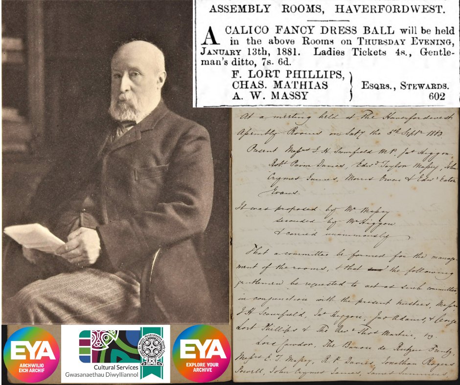 PembsArchives's tweet photo. As part of Explore Your Archive’s Focus Week, we have written a blog on the theme of Disco! In this we explore the minute book of the Assembly Rooms Committee in Haverfordwest, between September 1863 and April 1888.

https://t.co/AFiSwwsmhA

#EYAFocusWeek https://t.co/Jfr0c4zPGd