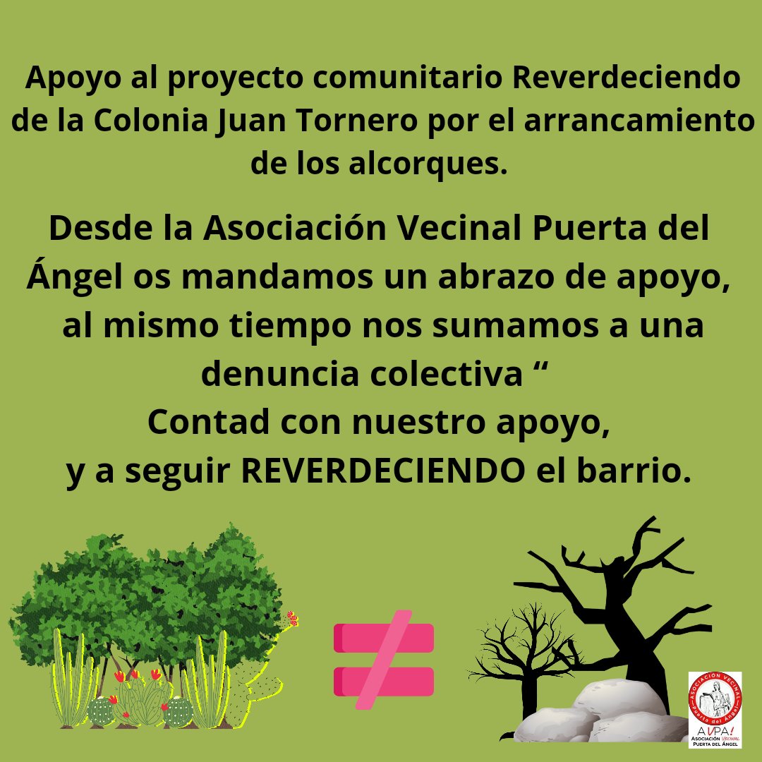 Asociación Vecinal Puerta del Ángel tweet media