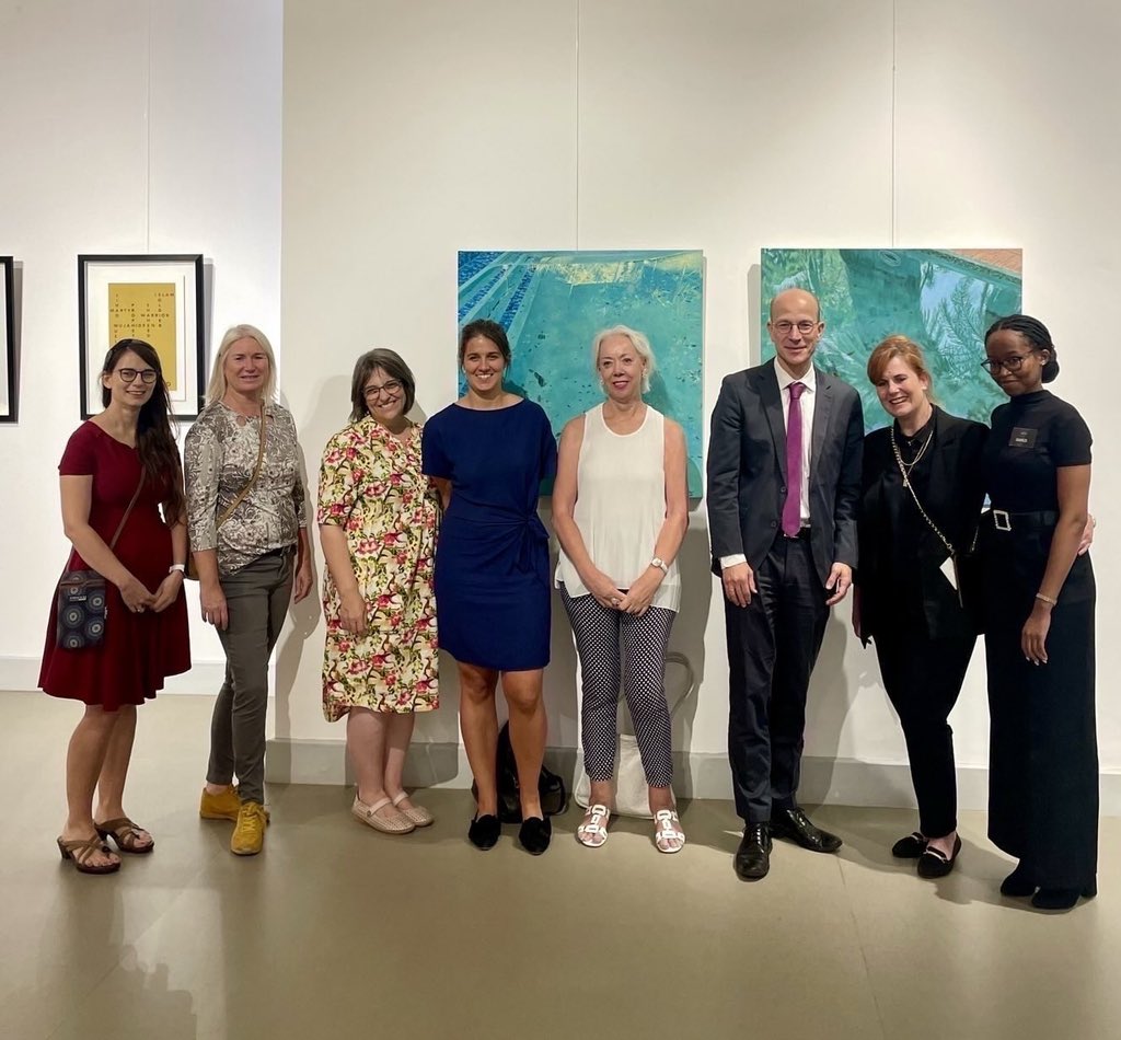 Yesterday 🇩🇪 colleagues and I visited the iconic Javett-UP Art Centre in Tshwane 🇿🇦 

Thanks <a href="/JavettUP/">JavettUP</a> for having &amp; guiding us through your exquisite collection of art.

Bekuthakazelisa kakhulu! 🙏