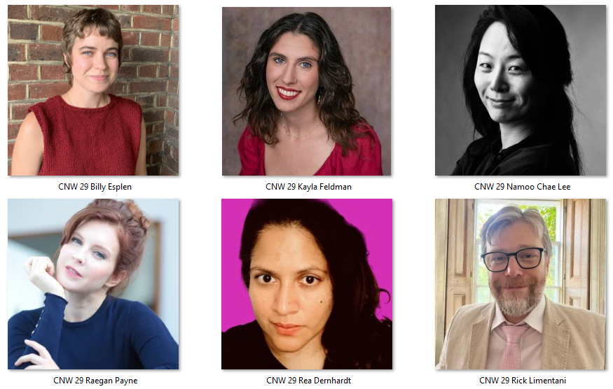 Greg Mosse (@gregmosse) on Twitter photo Announcing a third new rogues' gallery of inspiring mid-career writers for <a href="/CriTheatre/">Criterion Theatre</a> New Writing 2025 - this is group 29 - Billie Esplen, Kayla Feldman, Namoo Chae Lee, Raegan Payne, Rea Dernhardt & Rick Limentani - congratulations :) Announcing a third new rogues' gallery of inspiring mid-career writers for <a href="/CriTheatre/">Criterion Theatre</a> New Writing 2025 - this is group 29 - Billie Esplen, Kayla Feldman, Namoo Chae Lee, Raegan Payne, Rea Dernhardt & Rick Limentani - congratulations :)